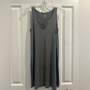 Mossimo Gray Sleeveless Dress